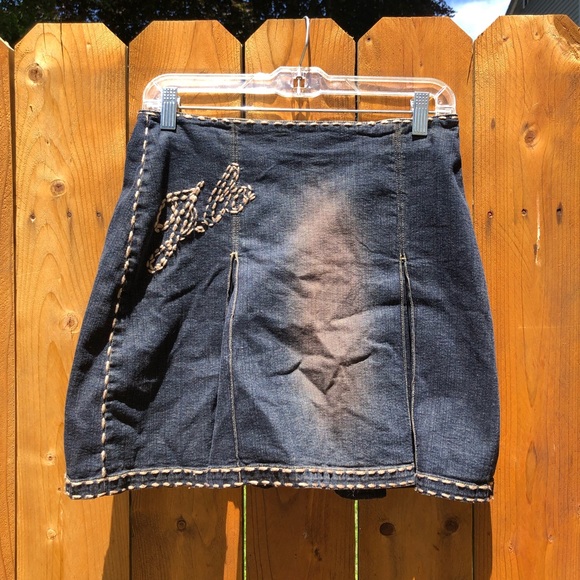 Jennifer Lopez Dresses & Skirts - Super Rare Vintage JLo Y2k Denim Skirt
